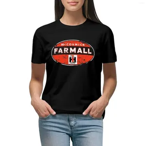 Kvinnors polos Farmall Tractor MC Cormick T-shirt kawaii kläder överdimensionerade koreanska mode t-skjortor för kvinnor