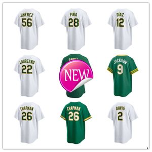 Oakland Custom Athletics Baseball Jerseys 23 Shea Langeliers 52 Kyle McCann 10 Nick Allen 2 Lawrence Butler 5 JD Davis 26 Tyler Nevin