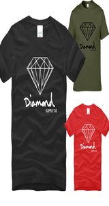 Diamond Supply Co Impresso Tshirt Men039S Roupos de marca de moda Male costa sul Harajuku Skate Hip Hop Manga curta SPO8078758
