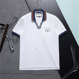 Designer Polo Shirts Mens Polos Shirts Men Fashion Tees Classic Multiple Color Lavani ShortS Plus ricamato Business Cotone Casual Cotone BreathAb M-3XL#161