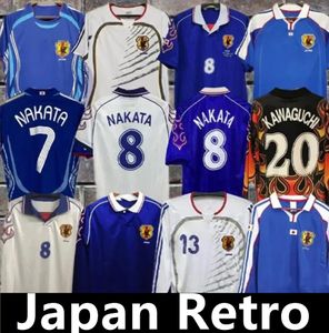 1998 99 Retroversion Japan Soccer Jersey Home #8 Nakata #11 Kazu #10 Nanami #9 Nakayama Soccer Shirt 1998 World Cup Football Uniforms