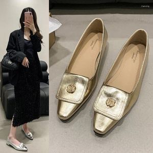 Casual Shoes Banquet Women 2024 Spring Pumps Fashion Elegant Slip On Low Heels Ladies Pointed Toe Shoe