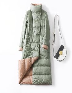 Kurczak Kurtka Kobiet Zimowe odzież wierzchnia płaszcza żeńska długa zwykła lekka ultra cienkie, ciepłe puffer kurtki marki 2012038187520