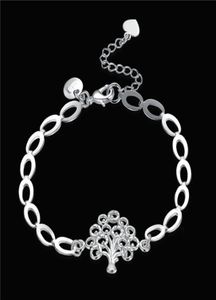 Women039s Sterling Silver Tree of Life Pingente Pingente Pingente Bracelet GSSB574 Moda 925 Salas de joias de prata Jóias Bracelets6997569