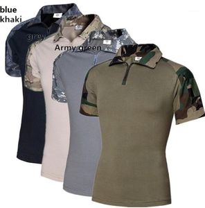 MEN039S Tshirts Zogaa Wew Assault Camouflage Tactical Tactic Men Men Short Rice Army Army Frog Combat Tshirt Summer Multicam Mil8912175