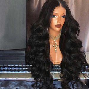 split large wave curly fluffy black long hair womens chemical fiber Medium wig headgear wigs