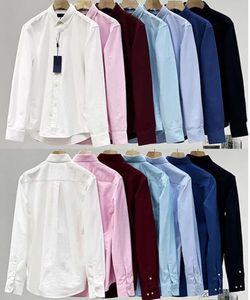 Designerskie małże koszule kucyk Pony Paul Polos Tshirts Dress Duże koń haftowe ubrania biznesowe długie rękawie szczupłe koszulki lapowe rozmiar m-3xl moda odzież 555543