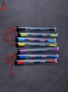 Подарочная упаковочная восковая инструменты с силиконовым наконечником Rainbow Color 120 мм Dab Tool Dry Herb Pen для коврика табака Conta2381092