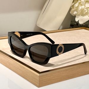 Óculos de sol populares para homens mulheres moda 9608 Designers Cateye Eyewear Outdoor Beach Diamond Goggles UV400 Anti-Ultraviolet Grande Caixa Random