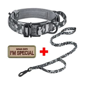 Tactical Dog Collar and Leash Set for Large Dogs Training Walking 240418