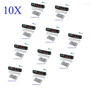 10pcs bluetooth 5.0 mp3/wma/wav/ape/flac decoder board car audio usb fm радиомодуль mp3 music player