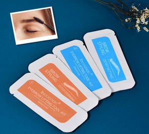 Brow Lamination Kit Safe Brauenhöhle Augenbrauenhebeprotable Kit Eyebrow Professionelle Schönheitssalon Brow Laminierung 20 PCS3822018