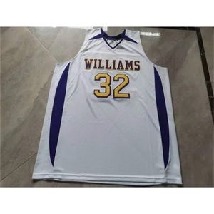 3740 Jersey de basquete masculino Mulheres jovens Vintage #32 Duncan Robinson Divisão III Williams College Size S-5xl Custom Qualquer nome ou número 288C