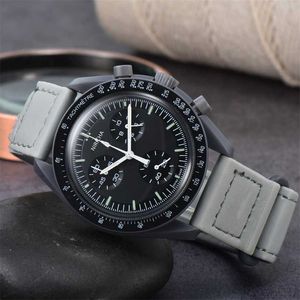Titta på Watches AAA 2024 Hot Niricha Mens Plastic Case Watch Quartz 6-Pin Full-Function Second Running Watch Batch 5CZG