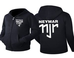 Nya Neymar 11JR Hooded Cardigan Men Zipper Spring Autumn Hoodies Långärmad tröjor Male Jackets Tracksuit Casual Wear Clothe1650266