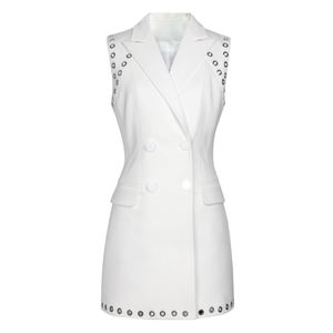 421 XL 2024 Milan Runway Dress Frühling Sommer kurzärmeles Litterhals Kleider Schwarz weiße Frauen Kleid Mode hochwertige Mansha
