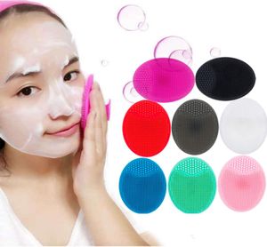 Silicone Cleansing Brush Washing Pad Facial Exfoliating Blackhead Face Cleansing Brush Tool Soft Deep Cleaning Face Brush5355907