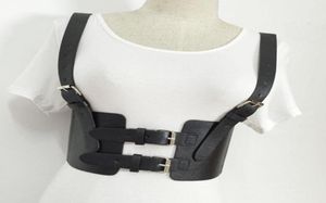Belts Brand Women Leather Garter Belt Cage Sculpting Harness Waist Adjustable Shoulder Suspender Straps Slim Body Jewelry Waistban6568333