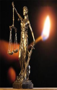 Justice greco della dea statua fiera angeli resina scultura persone ornamenti vintage decorazioni per la casa accessori per ufficio regalo 26558185