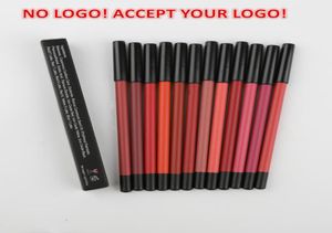 Nenhuma marca 31color Lip lápis Glitter Lips Pen Eyeliner Eyeliner componente natural à prova d'água Aceite seu logo3074980