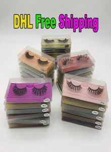 2020 Neue 3D -Nerz -Wimpern gefälschte Wimpern weiche natürliche 3D -Nerben -Wimpern Hand gemacht falsche Wimpern Vollstreifen Make -up False Eyelash1163773