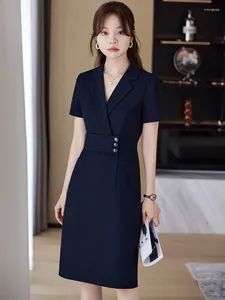 Vestidos de festa Mulher chique de terno de noite vestido de verão tendência casual moda coreana slim sexy boate club de luxo mulheres 2024