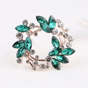 Brooches Brooch Fashion Beauty Crystal Exquisite Flower Butterfly Pin Women's Selling Party Gift Girl Dress Accessories