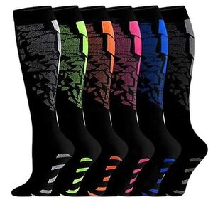 Socks Hosiery Copper compression socks for womens cycling best running care hiking recovery flight socks Y240504