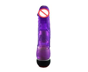 Sex Toys Man Fake Penis Realistic Big Dildo Silicone Transparent Crystal Vibrator Dildo For Women Clitoral Stimulator Adult Producet1977233