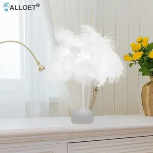 Luzes noturnas de estilo nórdico Feather Light Home Room de cabeceira romântica Lâmpadas de dormir decoração de festa decoração de quarto