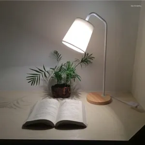 Lampy stołowe Nowoczesne minimalistyczne badanie lampy czytanie biurka bar Domowy salon sypialnia sypialnia nocna małe nocne światło