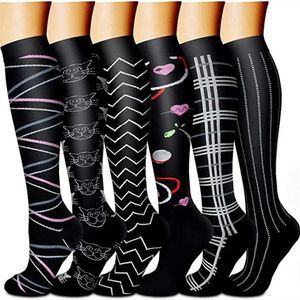 Socks Hosiery Compression Socks For Varicose Veins 20-30mmhg Nurse Socks For Pregnancy Pain Relief Outdoor Marathon Rugby Fitness Sports Socks Y240504