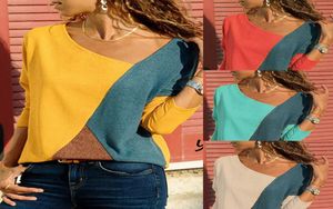 2300 15 Färg S8XL Kvinnor långärmad plus lös blus tshirt pullover jumper casual topps shirt3699399
