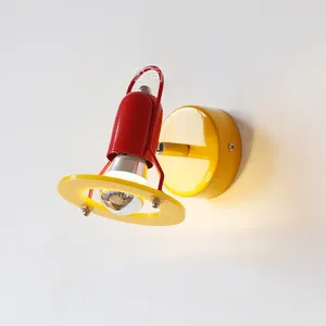 Wall Lamp Memphis Medieval Vintage Colorful Bauhaus Simple Living Room Bedroom Children's LED