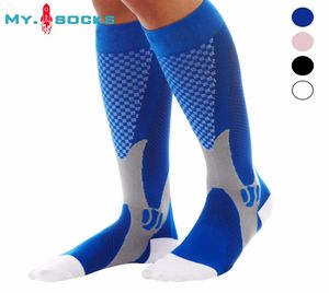 Whole Men Women Leg Support Compression Socks Unisex Stretch Breathable Ball Games Socks 6522553