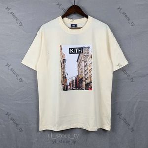 Męskie designer T-koszulki TEE Trening koszule dla mężczyzn Zagimna koszulka koszulka Kith Bawełny vintage krótkie rękawe Kith Tops Shorts 1686