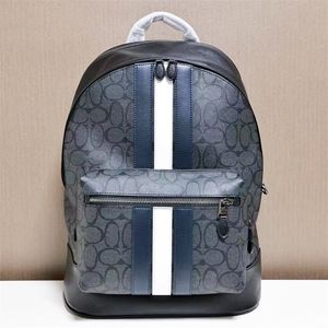 Spegel kvalitet sacoche ryggsäck designer skolväska kvinnor läder utomhus crossbody back pack man mode bok väskor hög kapacitet axel lyx rese hand väska