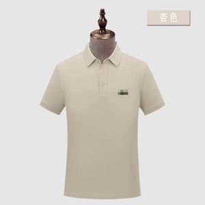 Herrpolos sommar heta säljer high-end varumärkes-t-shirts, golfskjortor, kort ärm med snabb torkning av andningsskjorta, mäns affär casual wear