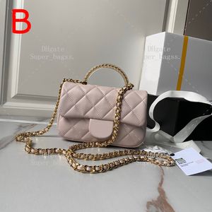 15A designer bags, mirror quality, luxurious women's handbag, 19cm leather shoulder bag, crossbody bag with box YC449