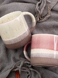 Muggar High Capacity Instagram High Eesthetic Ceramic Mug Style Home Coffee Cup