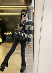 Women's Jackets Elegant And Jacket Fashionable Socialite Style Sweet Youthful Chessboard Plaid Woolen