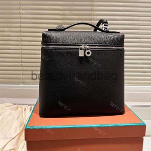 Loro Piano Lp Lorospianasl LP19 Box Bag Sagn Lunch Bag Designer Makeup Bag Подличная кожа