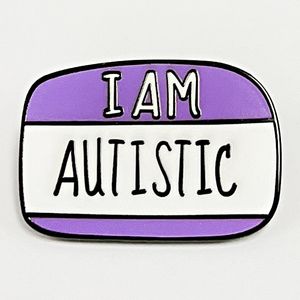 Citazioni autistiche Pins Pins Care Autism Introduzione Kids Spettaio arcobaleno Pieni di distintivo per battitore per le istituzioni psicologiche