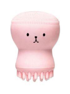 New Cartoon Cute Facial Cleansing Exfoliator Cute Silica Gel Massage Deep Cleaning Face Brush Cleanser2395514