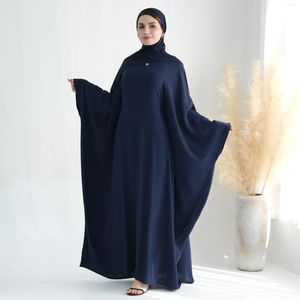 Ethnische Kleidung Ramadan Hijab Abaya mit innerem Gürtel Saudi -Arabien Türkei Islam Muslim Kleider Gebet Kleidung Afrikanische Kleider für Frauen Khimar