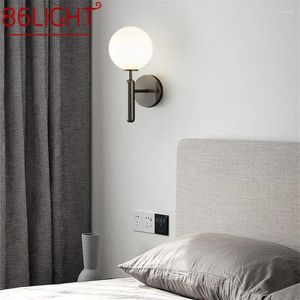 Wall Lamps 86LIGHT Contemporary Classic Brass Lamp LED Simply Creative Sconce Lighting For Home Bed Room Decor