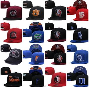 2024 Tüm Takım Karışımı Renk Fanının NCAA USA Kolej Beyzbol Ayarlanabilir Şapka Erkek Kadınlar Tek Boyut Vintage Düz Spor Baskı Top Snapback Caps Mektuplar A N Bone Chapeau MA4-02