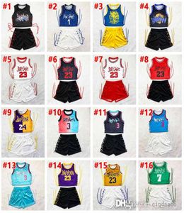 Designer Women Sports Tracksuits Two Piece Set Basketball Baby Outfits Mode Kort kostym ärmlöst brevtryck Vest Pants Joggi1693622