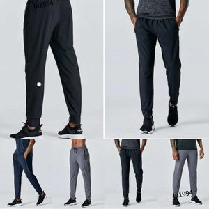 LULULEMENI MÄNS JOGGER LÅNG PANTER Sport Yoga outfit utomhus stadsöt yogo gymfickor svettbyxor byxor mens casual elastisk midja fiper