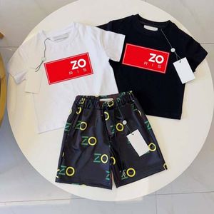 Designer Kids Tshirts Shorts Set Tiger Brand Baby Toddler Boys Girls Clothing Set kläder Summer White Black Luxury Tracksuit Youth W5C2#